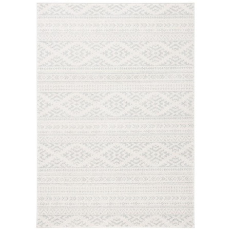 Safavieh 2 x 5 ft. Tulum Contemporary Rectangle Power Loomed Rug Ivory & Light Grey TUL272G-25